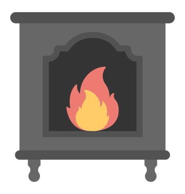 Kapalı Elektrikli Isıtma soba, şömine 