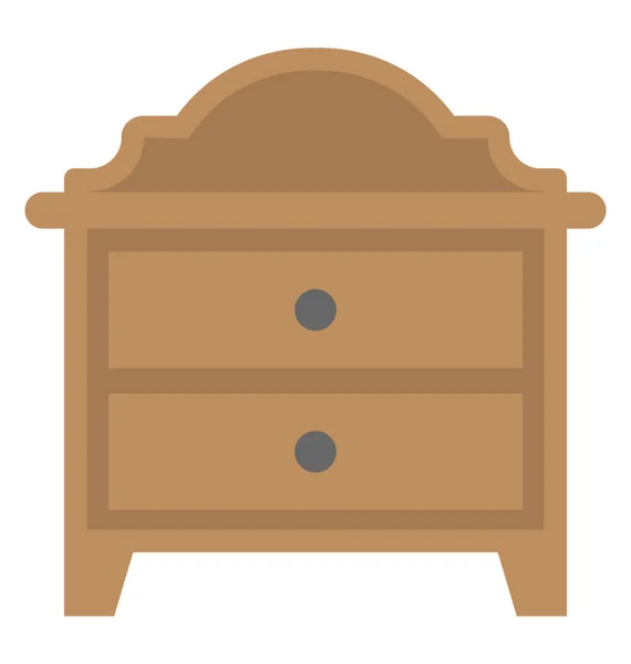 木箱用来储存文件和其他东西的木箱 — 图库矢量图片
