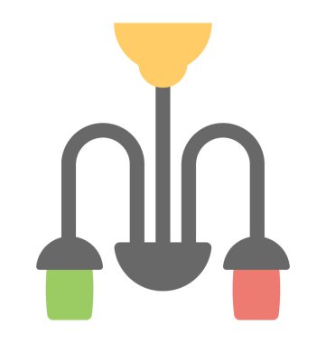 Şık ve dekoratif yıldırım sistem asılı bir avize