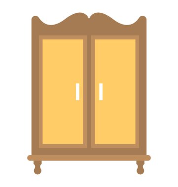 Kahverengi ahşap dolap yatak odası için 