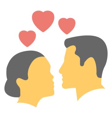 Sevgili insanlar gösterilen yürekleri Romantik Çift