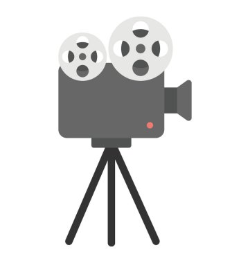 Tripod üzerinde kamera çekim bir vintage film 