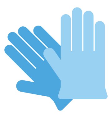 bir çift iş eldiveni 