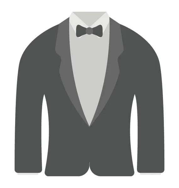 Traje Formal Hombre Esmoquin Para Ocasiones Especiales — Vector de stock