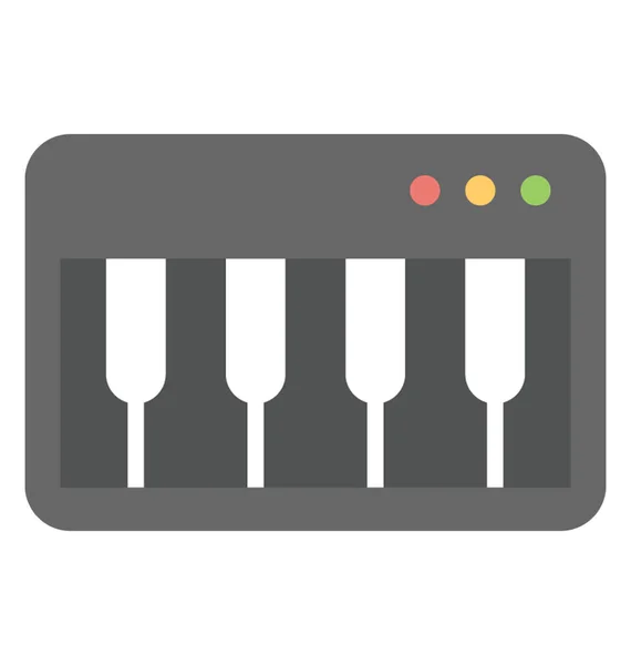 Ein Musikinstrument Klavier — Stockvektor