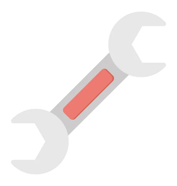 Дизайн Иконки Гаечного Ключа Ремонта Обслуживания — стоковый вектор