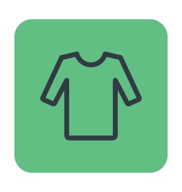 t gömlek vektör simgesi