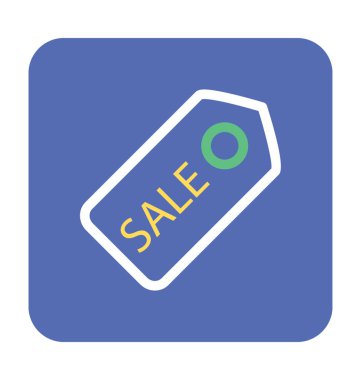 satış etiketi vektör simgesi