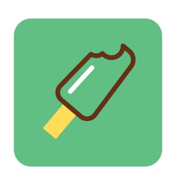 Buz Pop renkli vektör simgesi