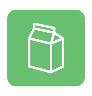 Süt konteyner vektör simgesi