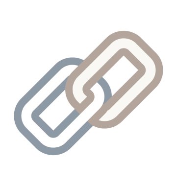 Zincir renkli satırı simgesi