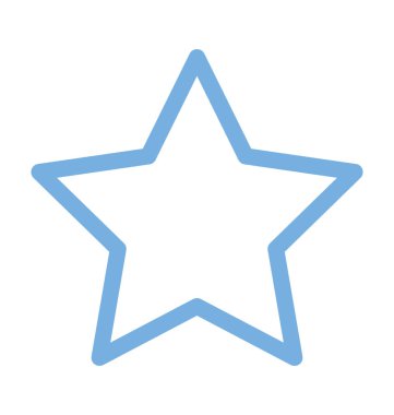 Yıldız renkli satırı simgesi