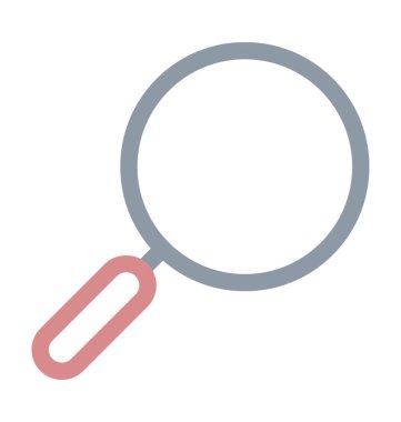 Büyüteç'i renkli satırı simgesi