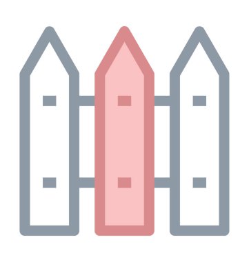 Çit renkli satırı simgesi