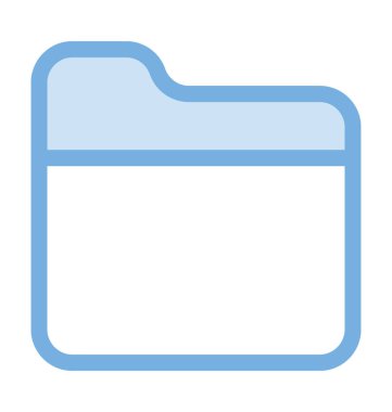 Bilgisayar klasörü renkli çizgi kutsal kişilerin resmi