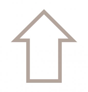 Renkli çizgi simgesini yukarı ok