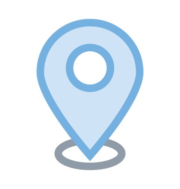 Harita konumu renkli satırı simgesi