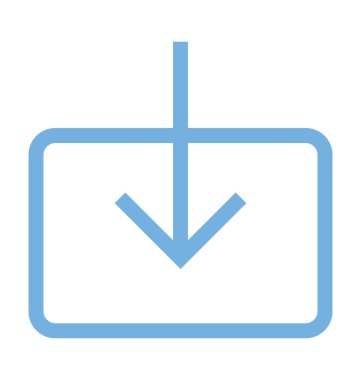 Ok renkli çizgi simgesini indirmek