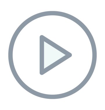 Düğme renkli çizgi simgesine oynamak