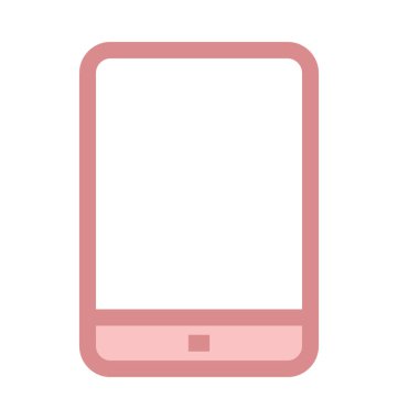 Smartphone renkli satırı simgesi