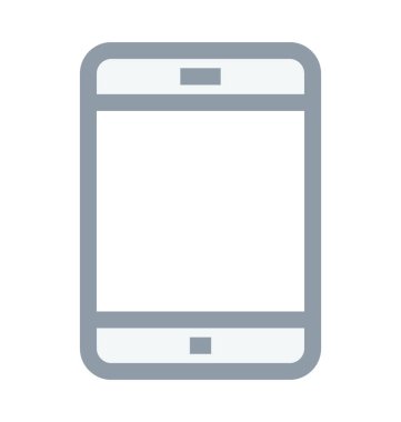 Smartphone renkli satırı simgesi