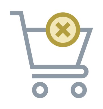 Sepeti renkli çizgi simgesinden silmek