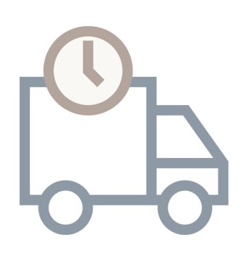 Teslimat Van renkli satırı simgesi