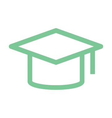 Kolej renkli satırı simgesi