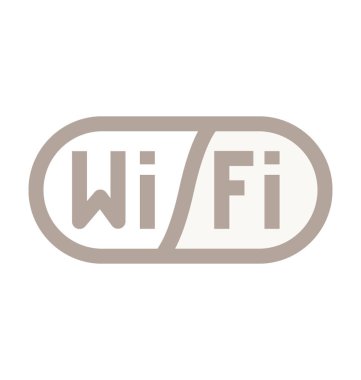 WiFi alanına renkli satırı simgesi