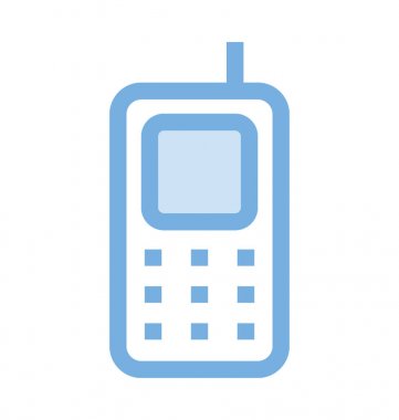 Walkie Talkie renkli satırı simgesi