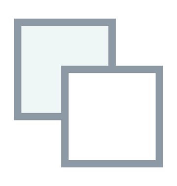 Kopyala Yapıştır renkli çizgi simgesini