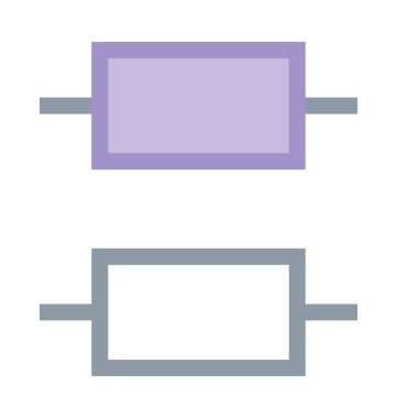 Renkli çizgi simgesi olarak Hizala