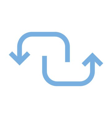 Döngü renkli satırı simgesi