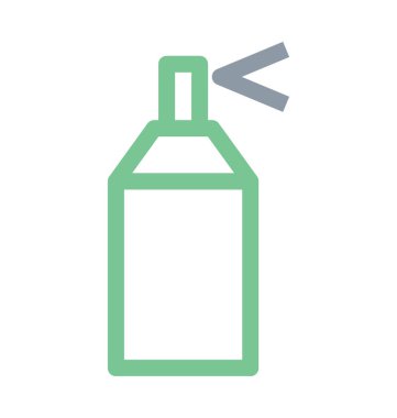 Yangın söndürücü renkli satırı simgesi