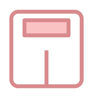 Makine renkli çizgi simgesini Tartım