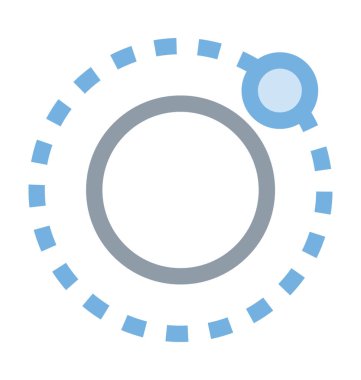 Gezegen renkli satırı simgesi