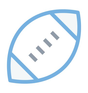 Rugby renkli satırı simgesi