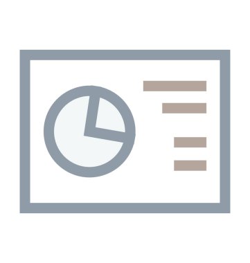 Grafik sayfası renkli çizgi simgesini