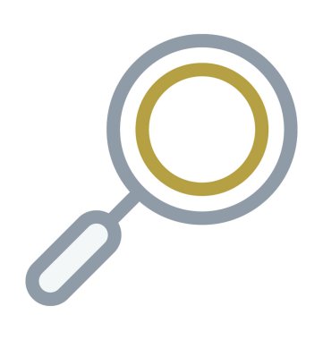 Büyüteç'i renkli satırı simgesi