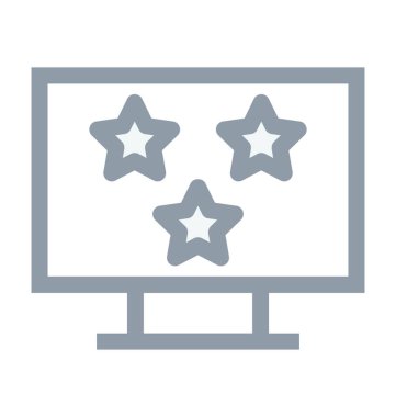 Web sıralaması renkli çizgi simgesi