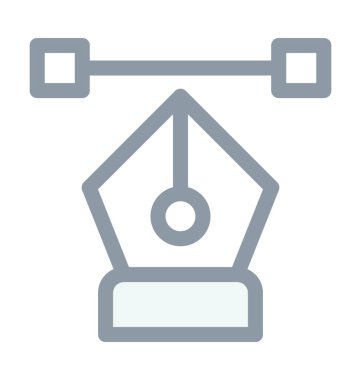 Beerier aracı renkli çizgi simgesi