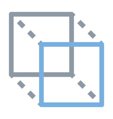 Sanat tasarımı renkli satırı simgesi