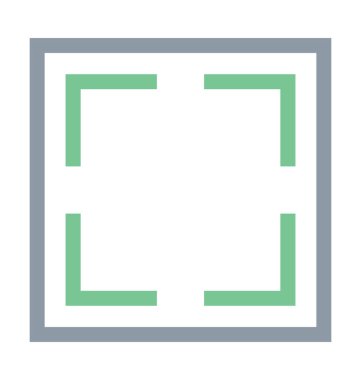 Renkli çizgi simgesini odaklanmak