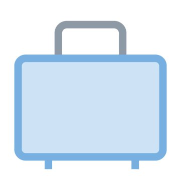 Bagaj renkli satırı simgesi