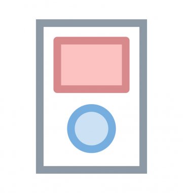 Renkli çizgi simge I Pod