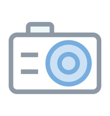 Fotoğraf renkli satırı simgesi