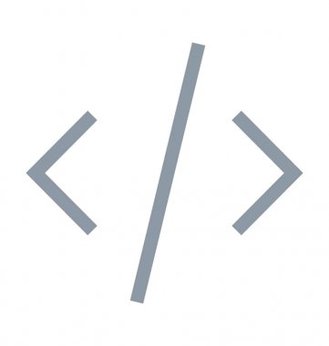 Renkli çizgi simgesini kodlama html