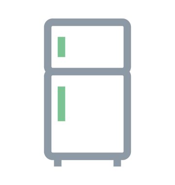 Buzdolabı renkli satırı simgesi