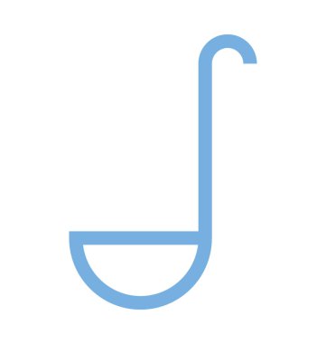 Kepçe renkli satırı simgesi