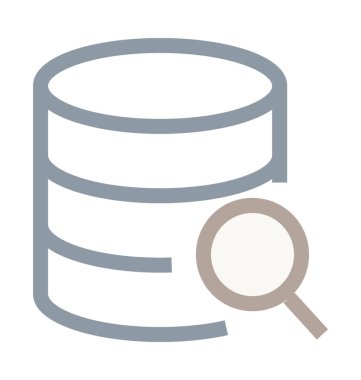 Arama sunucusu renkli vektör simgesi